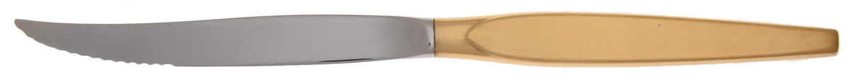 Golden Satinique (Gold Electroplate) Individual Steak Knife Hollow Handle by Oneida Silver-1
