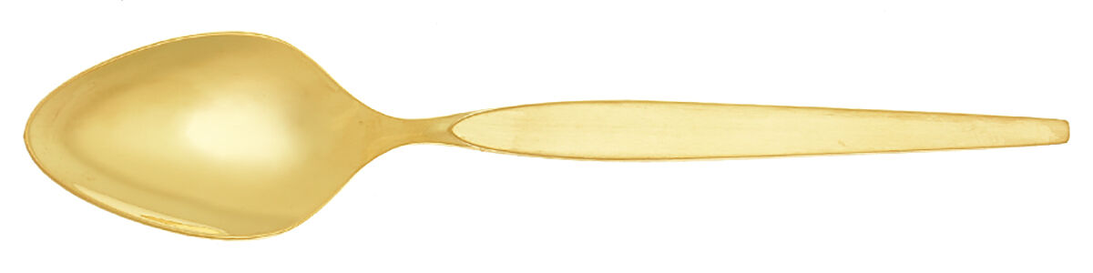 Golden Satinique (Gold Electroplate) Teaspoon by Oneida Silver-1