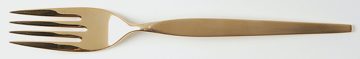 Golden Satinique (Gold Electroplate) Fork by Oneida Silver-1