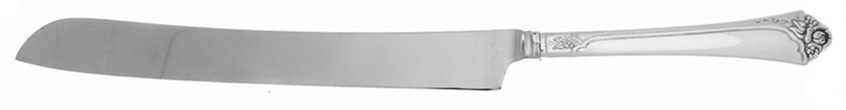 Fantasy Rose (Silverplate) Wedding Cake Knife with Stainless Blade HC by Oneida Silver-1