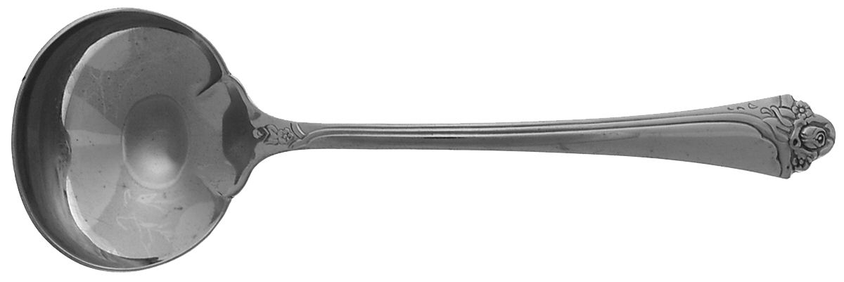 Fantasy Rose (Silverplate) Solid Gravy Ladle by Oneida Silver-1