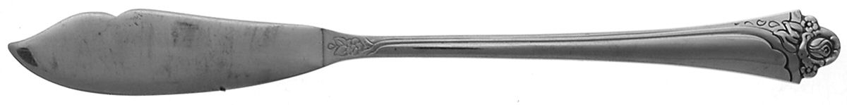 Fantasy Rose (Silverplate) Flat Handle Master Butter Knife by Oneida Silver-1