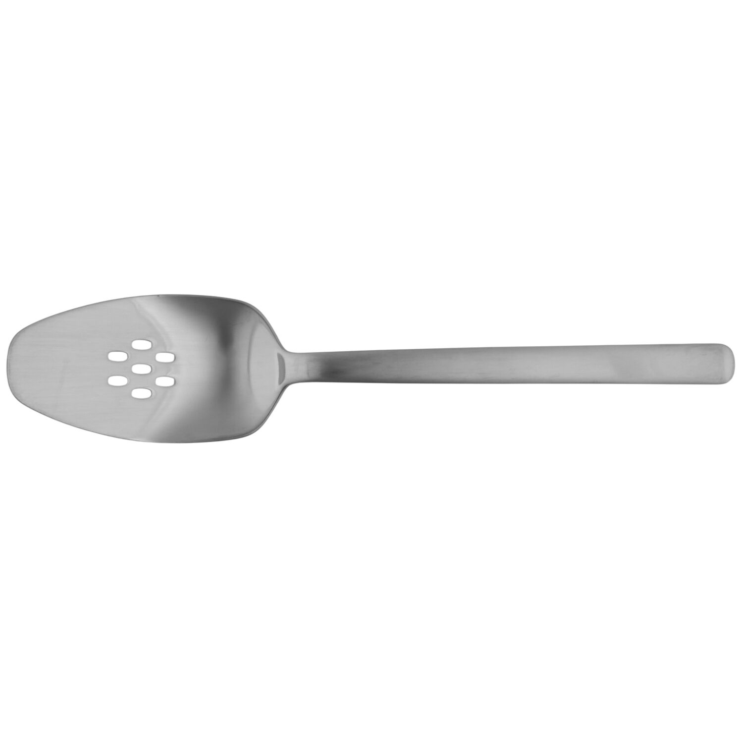 Perpetua (Stainless) Pierced Solid Serving Spoon by Oneida Silver-1