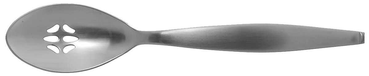 Danube (Stainless) Pierced Tablespoon (Serving Spoon) by Oneida Silver-1
