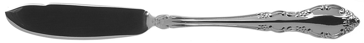 Exeter (Stainless) Flat Handle Master Butter Knife by Oneida Silver-1