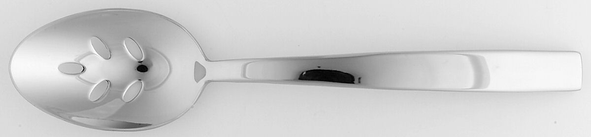 Matisse Libra (Stainless) Pierced Tablespoon (Serving Spoon) by Oneida Silver-1