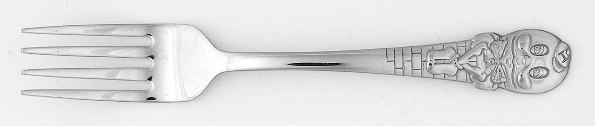Humpty Dumpty (Stainless) Youth Fork by Oneida Silver-1