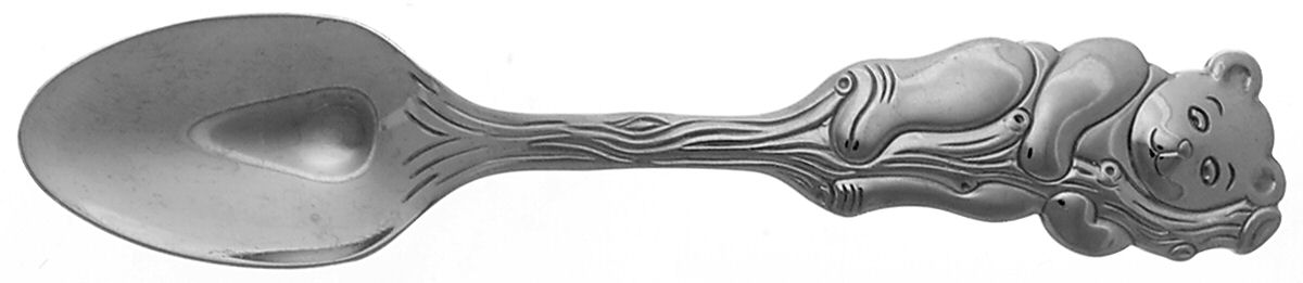 Cubby Bear (Stainless) Youth Spoon by Oneida Silver-1