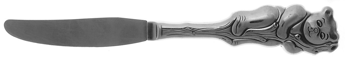 Cubby Bear (Stainless) Hollow Handle Youth Knife by Oneida Silver-1