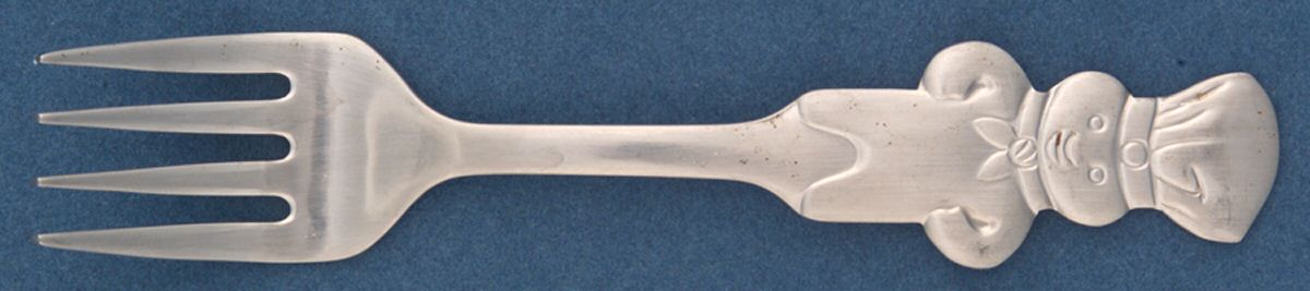 Doughboy (Stainless) Baby Fork by Oneida Silver-1