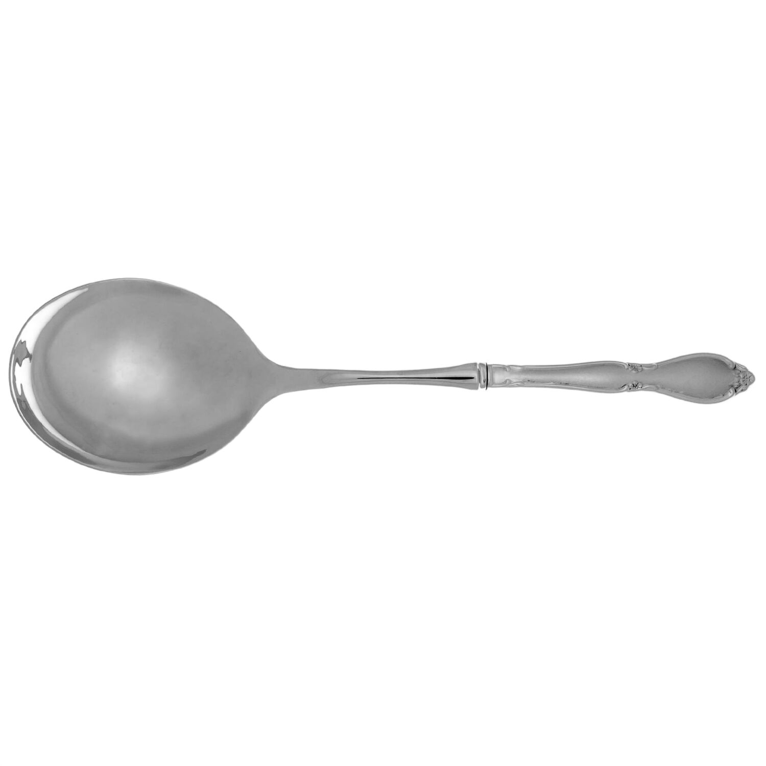 Satin Chatelaine (Stainless, Satin) Casserole Spoon with Smooth Stainless Bowl HC by Oneida Silver-1