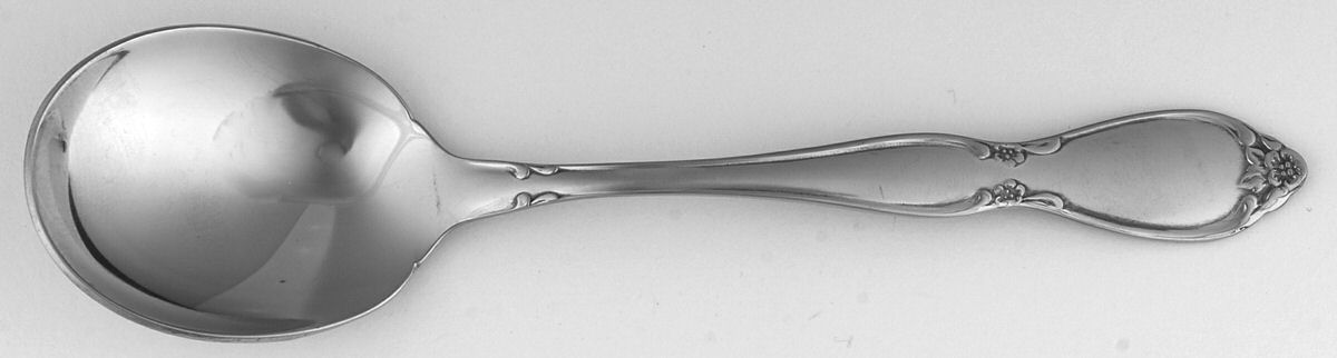 Satin Chatelaine (Stainless, Satin) Sugar Spoon by Oneida Silver-1