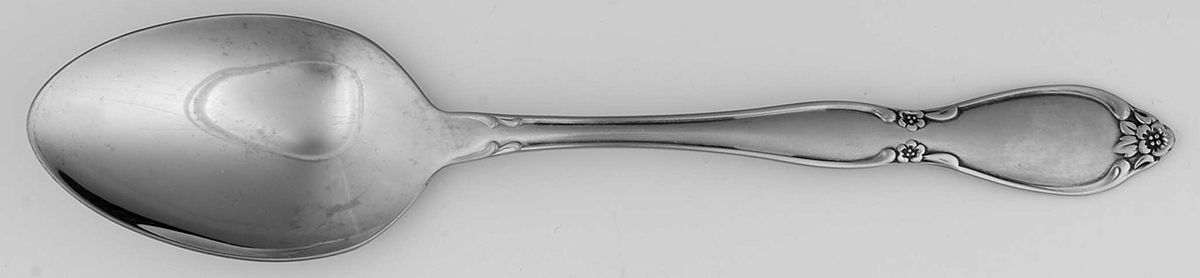 Satin Chatelaine (Stainless, Satin) Tablespoon (Serving Spoon) by Oneida Silver-1