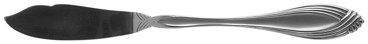 Satin Heiress (Stainless) Flat Handle Master Butter Knife by Oneida Silver-1