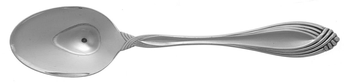 Satin Heiress (Stainless) Place/Oval Soup Spoon by Oneida Silver-1