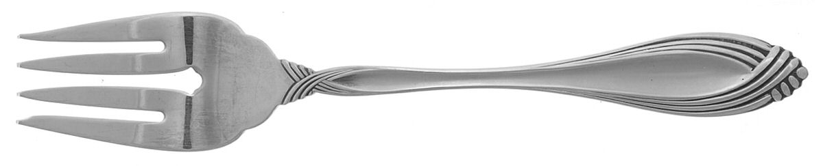 Satin Heiress (Stainless) Individual Salad Fork by Oneida Silver-1