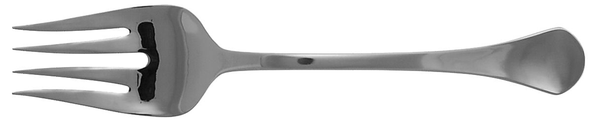 Caprice (Stainless) Pierced Extra Large Buffet Fork by Oneida Silver-1