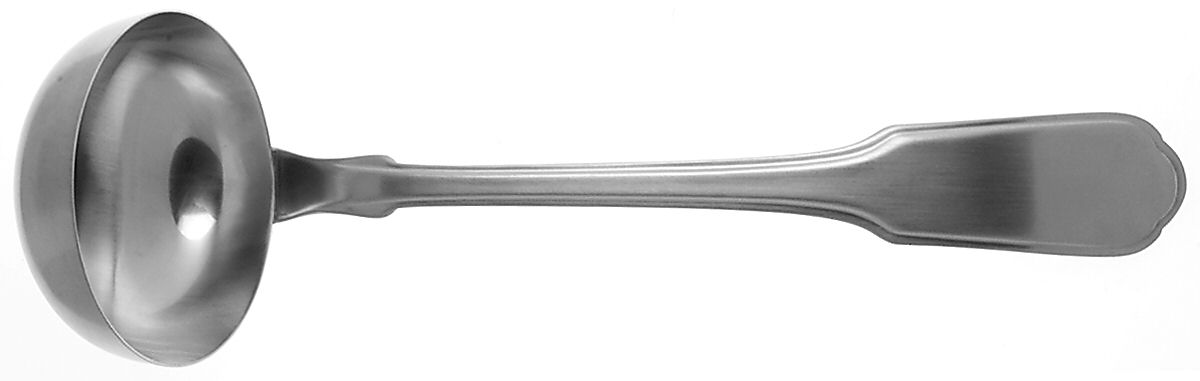 Valley Forge (Stainless) Solid Soup Ladle by Oneida Silver-1