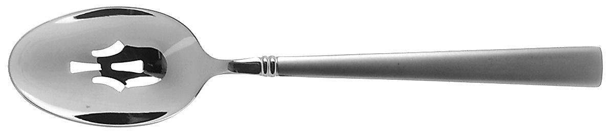 Satin Westbrook (Stainless) Pierced Tablespoon (Serving Spoon) by Oneida Silver-1