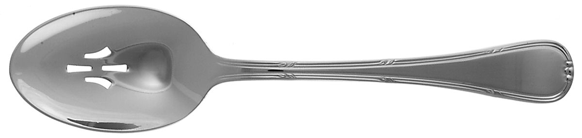 Crestwood (Stainless) Pierced Tablespoon (Serving Spoon) by Oneida Silver-1