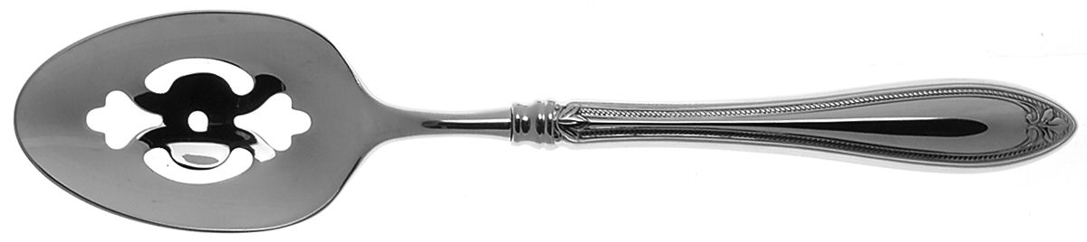 Sharona (Stainless) Pierced Tablespoon (Serving Spoon) by Oneida Silver-1