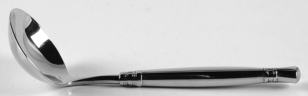 Adelphia (Stainless) Solid Gravy Ladle by Oneida Silver-1
