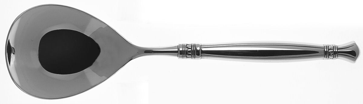Adelphia (Stainless) Solid Smooth Casserole Spoon by Oneida Silver-1