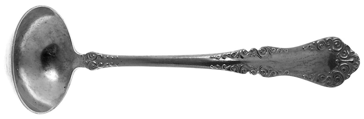 OHS245 (Nickel) Solid Piece Cream Ladle by Oneida Silver-1