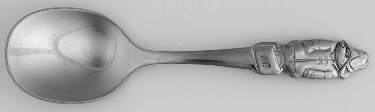 Paddington Bear (Stainless) Straight Handle Baby Spoon by Oneida Silver-1