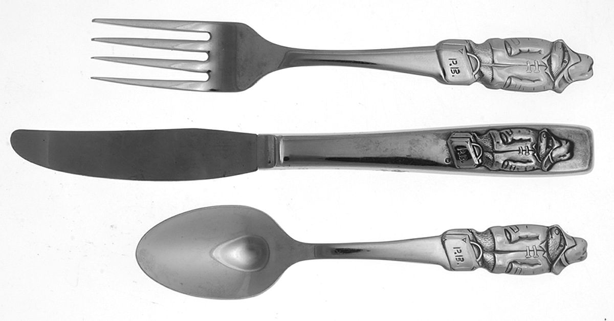 Paddington Bear (Stainless) 3 Piece Youth Set (Knife, Fork & Spoon) by Oneida Silver-1