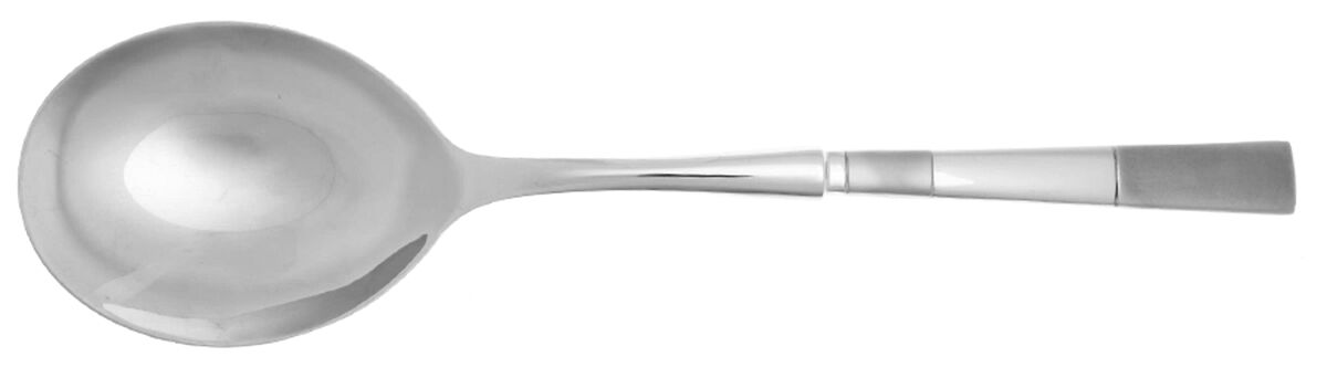 Echo (Stainless) Casserole Spoon with Smooth Stainless Bowl HC by Oneida Silver-1