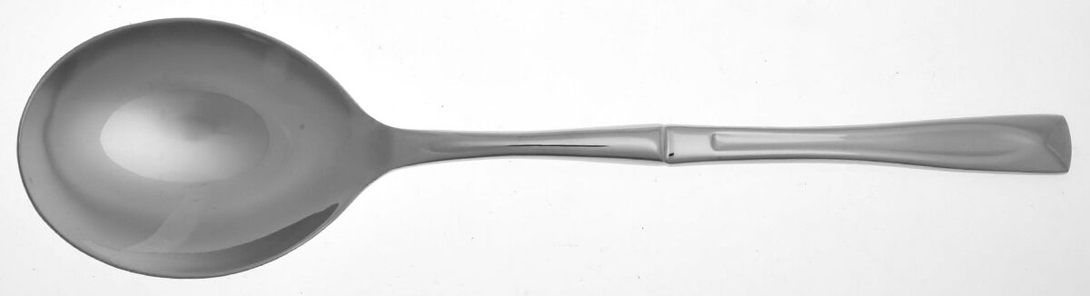 Lincoln (Stainless) Casserole Spoon with Smooth Stainless Bowl HC by Oneida Silver-1