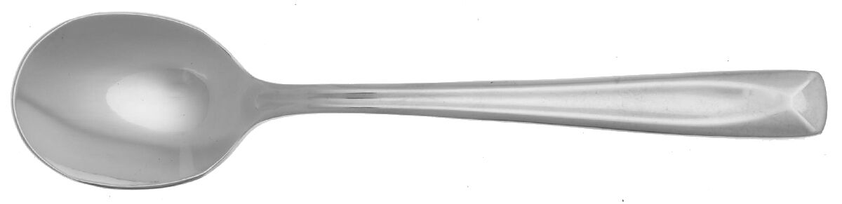 Lincoln (Stainless) Round Bowl Soup Spoon (Cream Soup) HC by Oneida Silver-1
