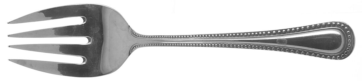 Bruschetta (Stainless) Medium Solid Cold Meat Serving Fork by Oneida Silver-1