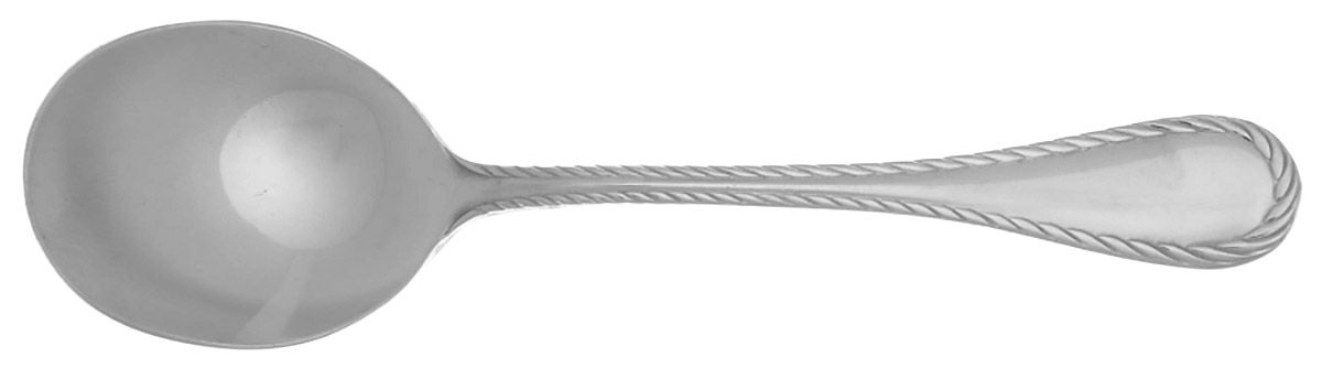 Belmont-Lyons (Stainless) Round Bowl Soup Spoon (Gumbo) by Oneida Silver-1