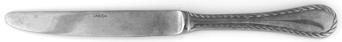 Belmont-Lyons (Stainless) Modern Solid Knife by Oneida Silver-1
