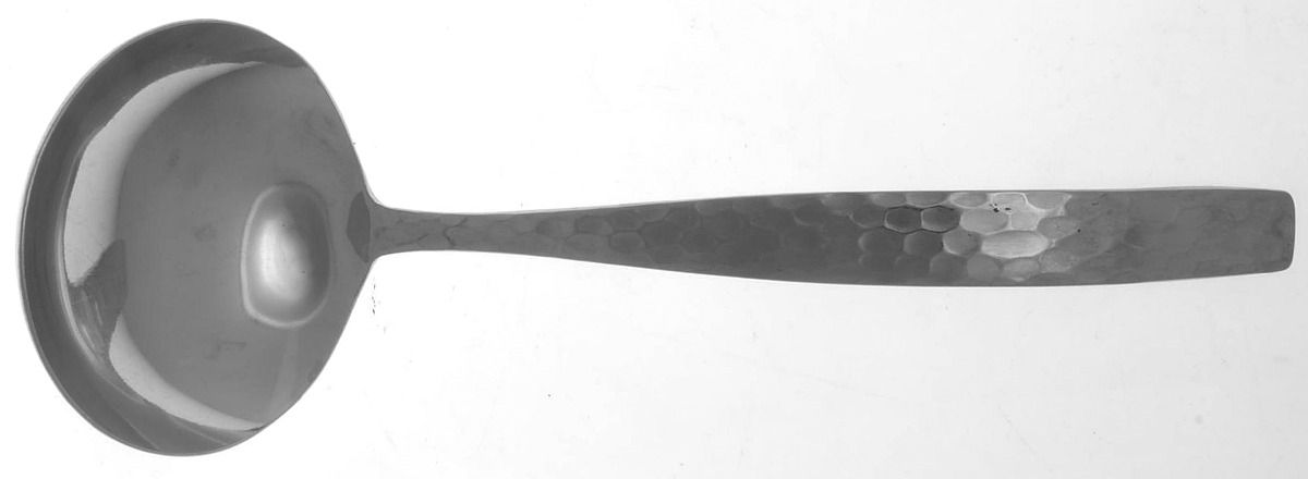 OXH122 (Stainless) Solid Gravy Ladle by Oxford Hall-1