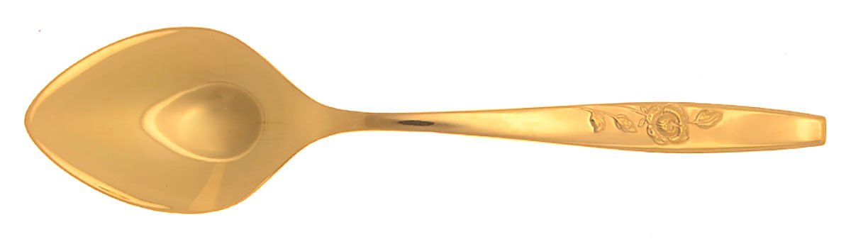 Our Rose-Gold (Gold Electroplate) Place/Oval Soup Spoon by Oneida Silver-1