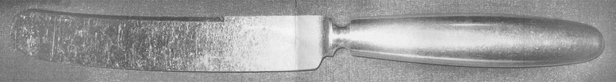 OHS253 (Silverplate) Old French Solid Knife by Oneida Silver-1