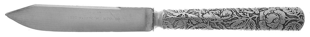 OHS256 (Silverplate) Individual Solid Fruit Knife by Oneida Silver-1