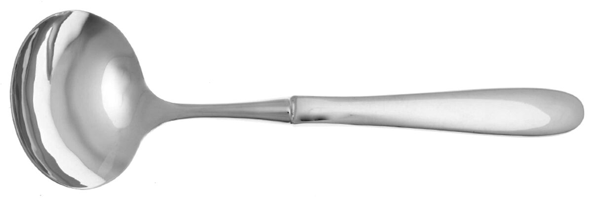 Mooncrest (Stainless) Gravy Ladle with No Spout Stainless Bowl HC by Oneida Silver-1