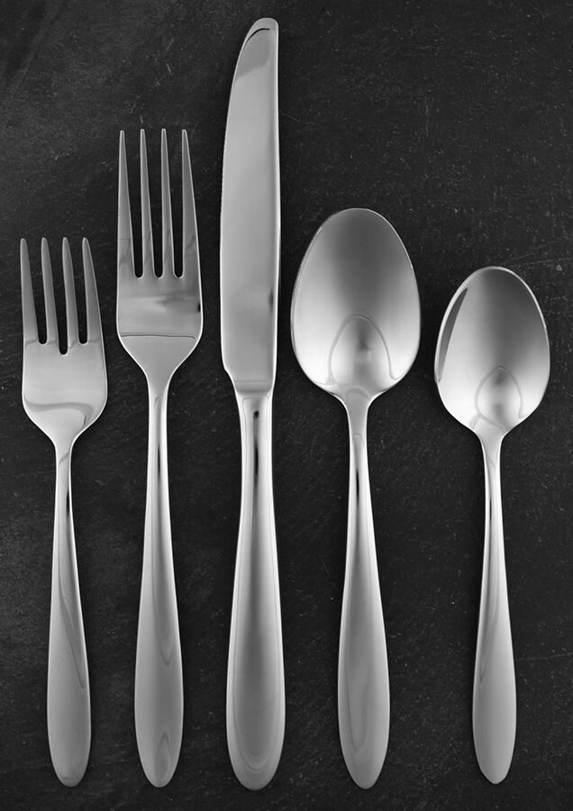 Mooncrest (Stainless) 40  Piece Estate Set by Oneida Silver-1