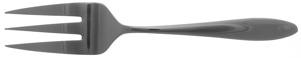 Mooncrest (Stainless) Medium Solid Cold Meat Serving Fork by Oneida Silver-1