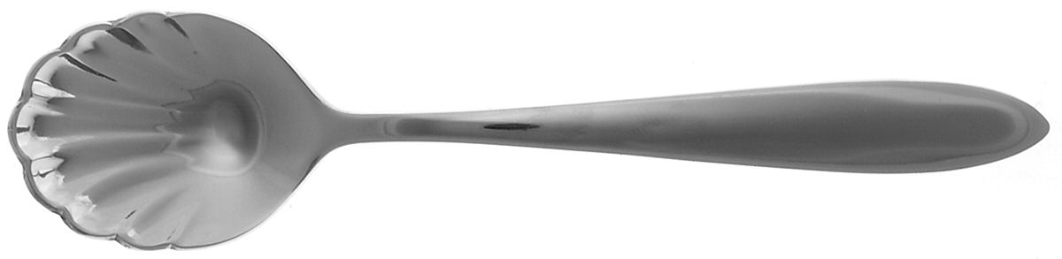 Mooncrest (Stainless) Sugar Shell Spoon by Oneida Silver-1