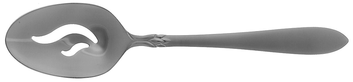 Simba (Stainless) Pierced Tablespoon (Serving Spoon) by Oneida Silver-1