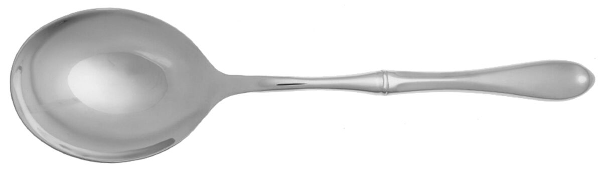 Colonial Boston-Glossy (Stainless) Casserole Spoon with Smooth Stainless Bowl HC by Oneida Silver-1