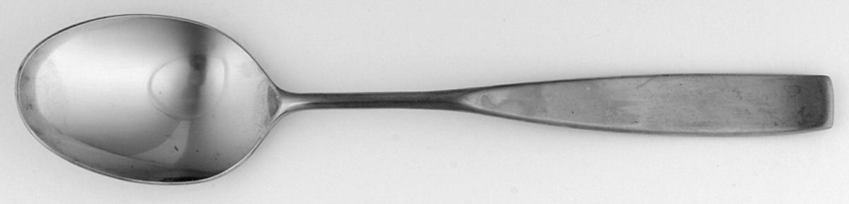 Le Mans (Stainless, Satin, Thick Handle) Place/Oval Soup Spoon by Oxford Hall-1