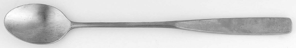 Le Mans (Stainless, Satin, Thick Handle) Iced Tea Spoon by Oxford Hall-1