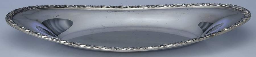 Carol (Silverplate, Hollowware) Silverplate Bread Tray by Oneida Silver-1
