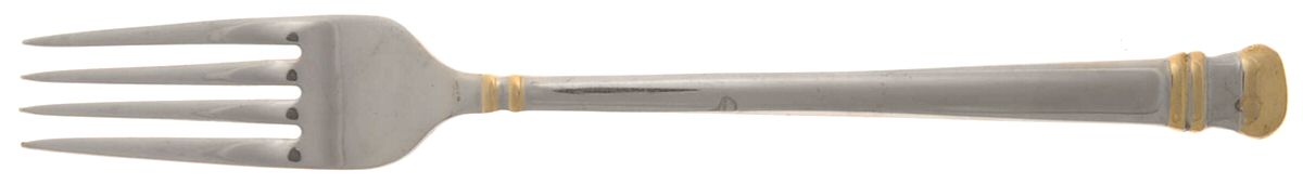 Golden Chalcis (Stainless) Fork by Oneida Silver-1